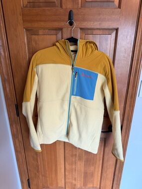Abrazo Hooded Full Zip Fleece Jacket size L